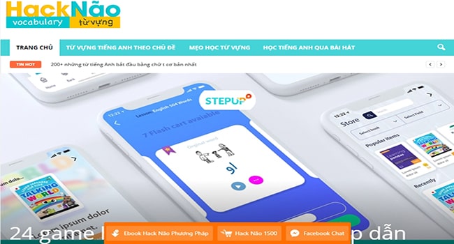 Hack não từ vựng